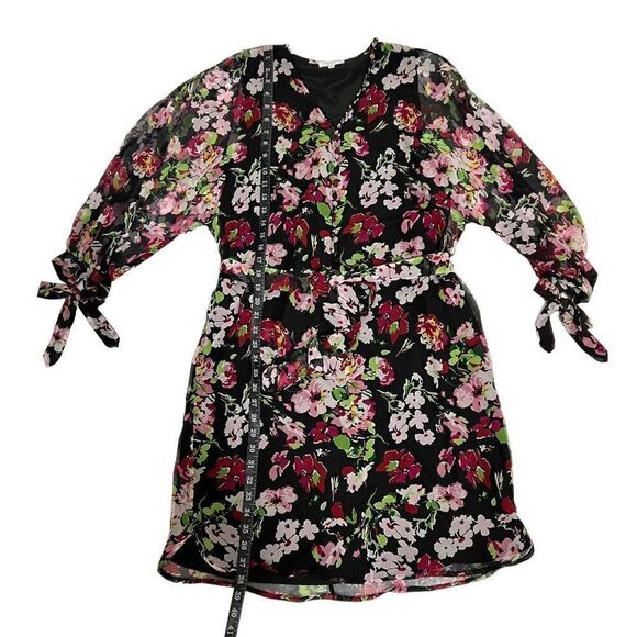 *EQUIPMENT* Large New w Tags Women's Semi Sheer Long Sleeve Button-Down Floral D - Picture 8 of 16